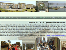 Tablet Screenshot of mairie-cubzaclesponts.com